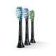 Philips Sonicare C3 Premium Plaque Control Black HX9073/33, náhradné hlavice, mix 3 ks