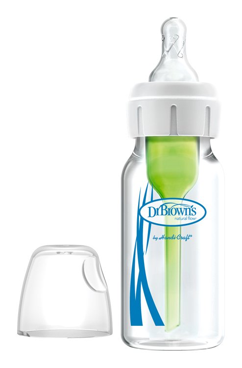 E-shop DR.BROWN'S Fľaša dojčenská Options+ sklenená Anti-colic 120ml – 1ks