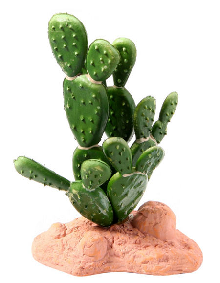 E-shop REPTILE NOVA Plastová rastlina do terária - kaktus stredný 15cm