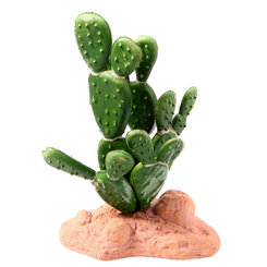 REPTILE NOVA Plastová rastlina do terária - kaktus stredný 15cm
