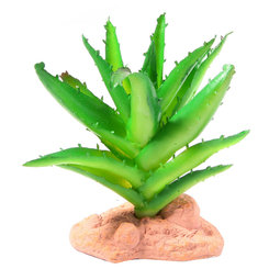 REPTILE NOVA Plastová rastlina do terária - Aloe Vera 13cm