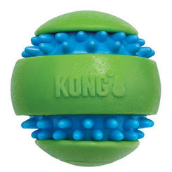 Hračka pre psy Kong Dog Squeezz Goomz Lopta, TPE, zeleno modrá M