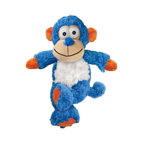 Hračka pre psy Kong Dog Cross Knots Opica s pískatkom, polyester S/M
