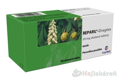 E-shop REPARIL-Dragées tbl obd 20 mg 100 ks