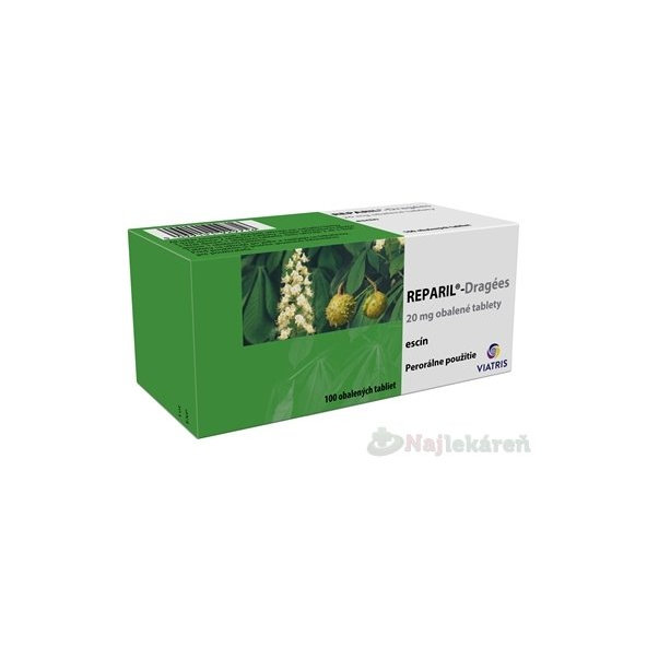 REPARIL-Dragées tbl obd 20 mg 100 ks
