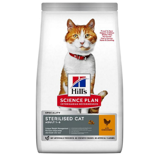 HILLS SP Feline Young Adult Sterilised Cat Tuna  granule pre mačky 1,5kg