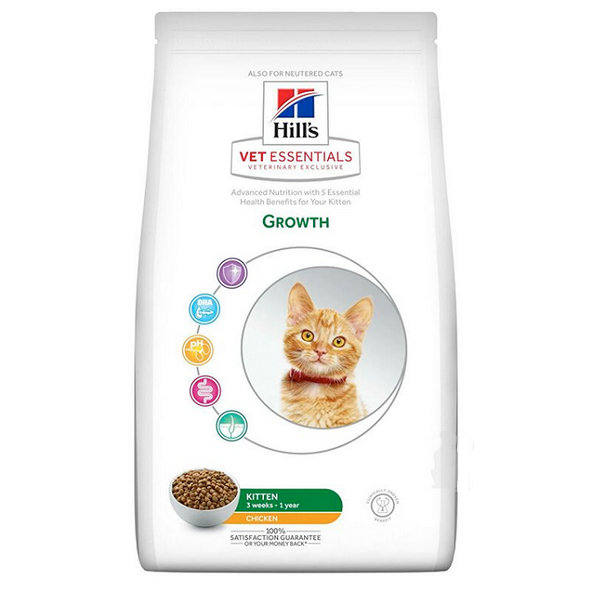 HILLS VE Feline Multi Benefit Kitten Chicken granule pre mačky 400g