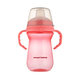 CANPOL BABIES Hrnček so silikónovým náustkom FirstCup 250ml ružový 6m+