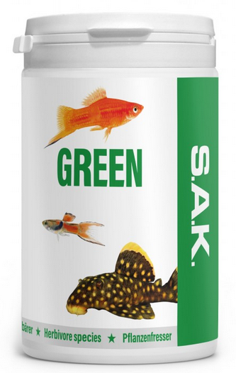 E-shop SAK green extrudované krmivo pre akváriové ryby 300ml veľkosť 4