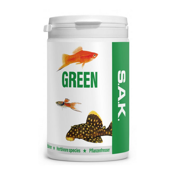 SAK green extrudované krmivo pre akváriové ryby 300ml veľkosť 4