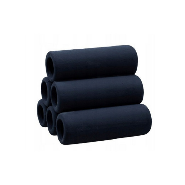 Happet Pyramída TRUBKY 7cm čierne - keramická dekorácia do akvária