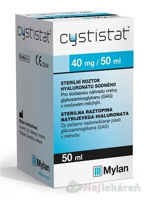 E-shop CYSTISTAT 40mg/50ml pri cystitíde 50 ml