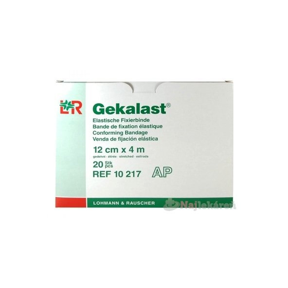 GEKALAST HYDROF. ELAST. FIXAČNÝ OBVAZ 12cmx4m 20ks