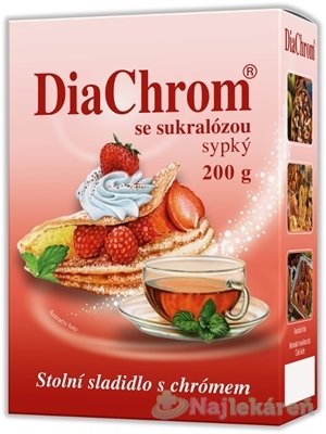 E-shop DiaChrom nízkokalorické sypké sladidlo so sukralózou 200g
