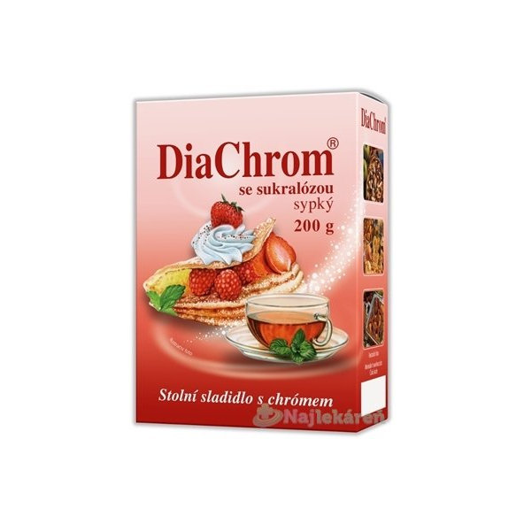DiaChrom nízkokalorické sypké sladidlo so sukralózou 200g