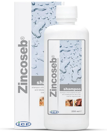 E-shop Zincoseb utišujúci šampón pre psy a mačky 250ml