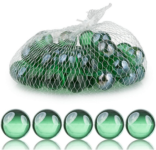 Happet Sklenené guličky zelené - dekorácia do akvária