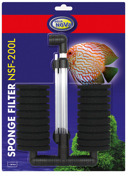 E-shop AQUA NOVA Penový filter do akvária NSF-200L - dvojramenný