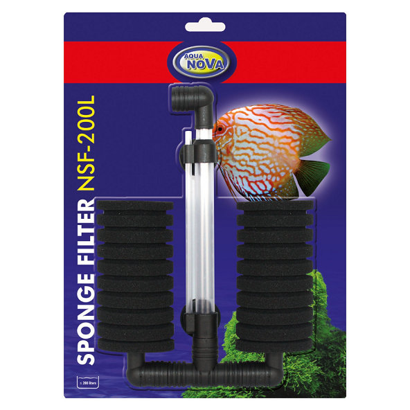 AQUA NOVA Penový filter do akvária NSF-200L - dvojramenný