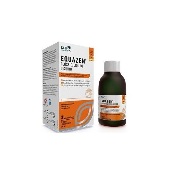 EQUAZEN omega-3 a omega-6 mastné kyseliny vanilková príchuť olej 200 ml