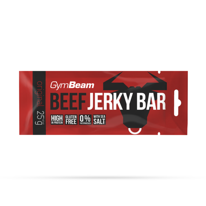 E-shop Beef Jerky Bar - GymBeam, originál, 25g