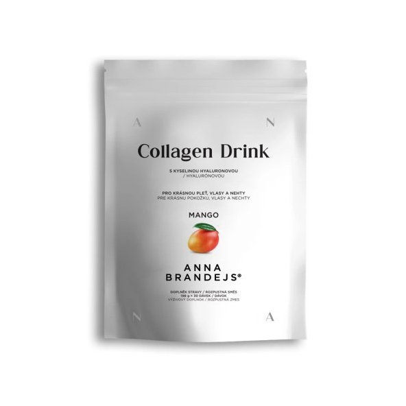 Collagen Drink ANNA BRANDEJS Mango pre krásnu pleť, vlasy a nechty 198g