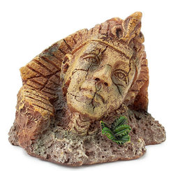 Happet Ruiny tvár 6cm - dekorácia do akvária