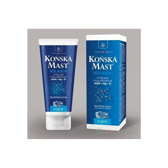 KONSKÁ MASŤ S KOLAGÉNOM FORTE na masáže 200 ml