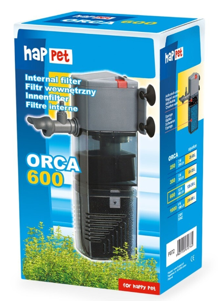 E-shop Happet vnútorný akváriový Filter Orca 600 - max. 250L