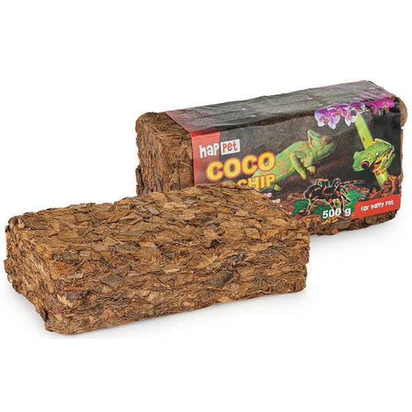 Happet COCO chips kokosový substrát do terária 500g