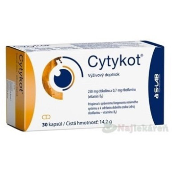 CYTYKOT pre nervový systém a dobrý zrak, 30 cps