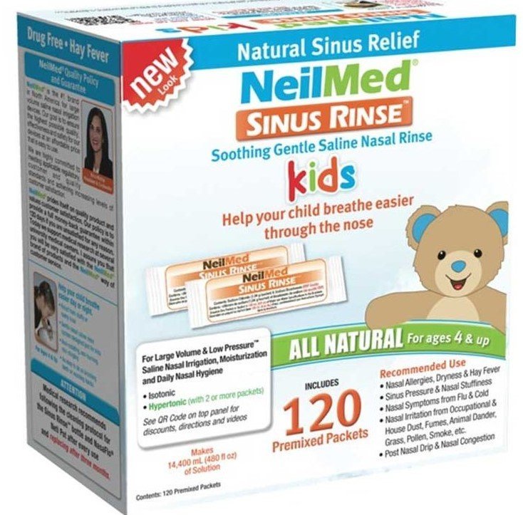 E-shop NeilMed SINUS RINSE Kids izotonický roztok na preplach nosa, 120 vrecúšok