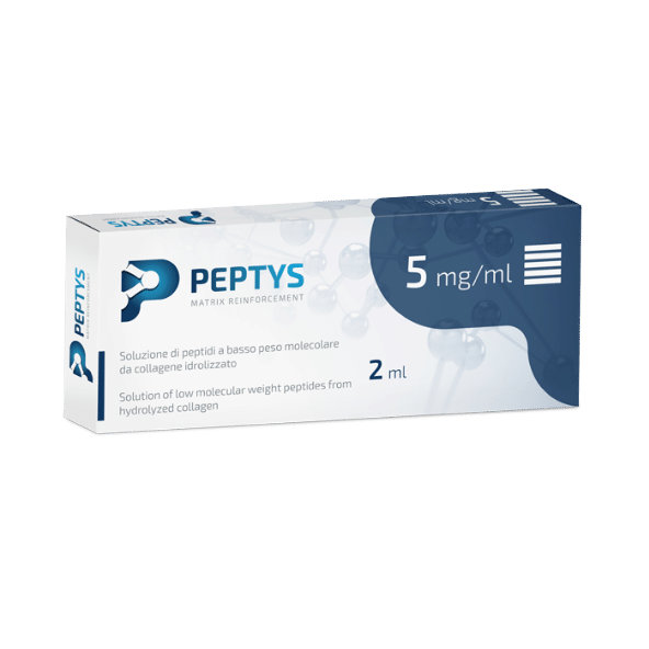 PEPTYS 5 roztok peptidov PEP-52 z kolagénu 5 mg/ml, injekcia 2 ml