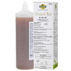 VarroMed 5 mg/ml + 44 mg/ml roztok pre včely 555ml