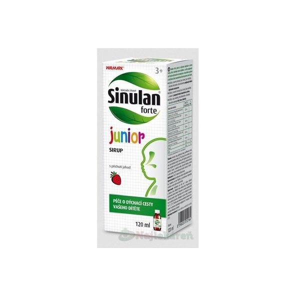 WALMARK Sinulan forte junior na imunitu a horné dýchacie cesty 120 ml