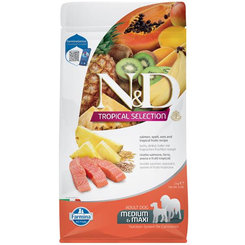 Farmina N&D dog TROPICAL SELECTION (AG) adult medium & maxi, salmon granule pre psy 2kg