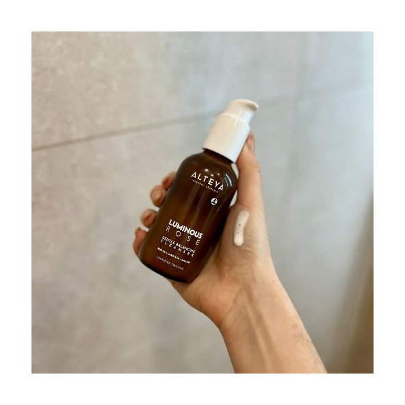 Jemne harmonizujúce pleťové mlieko Luminous Rose Alteya Organics 120ml