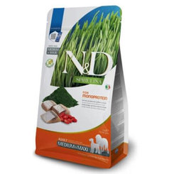 Farmina N&D dog SPIRULINA (GF) adult medium & maxi herring granule pre psy 2kg
