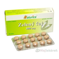 Naturica ZELENÝ ČAJ 300 mg výživový doplnok, 30ks