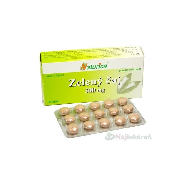 Naturica ZELENÝ ČAJ 300 mg výživový doplnok, 30ks