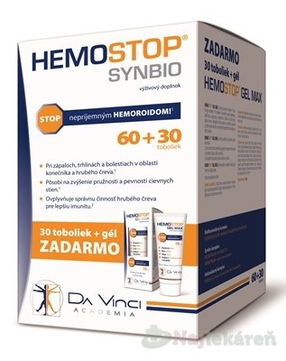 E-shop Hemostop synbio na hemoroidy 90 kapsúl