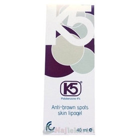 K5 Lipogel na depigmentáciu hnedých škvŕn 40ml
