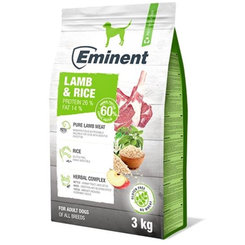 Eminent Dog Lamb & Rice hypoalergénne granule pre psy 3kg
