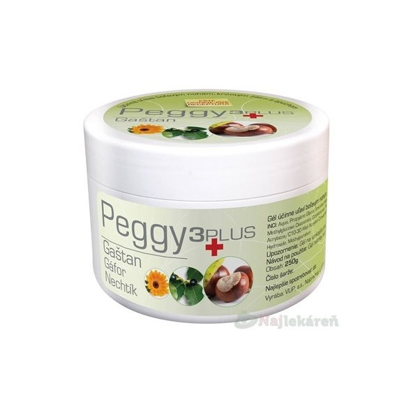 PEGGY 3PLUS Gaštan, 250 g