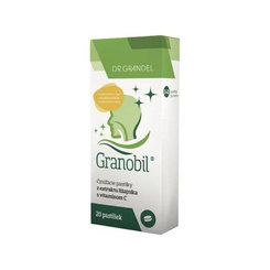 Dr.Grandel Granobil na bolesť hrdla 20 pastiliek
