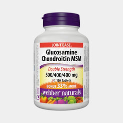 Webber Naturals Glukosamín Chondroitín a MSM 1300mg FORTE 120tabliet