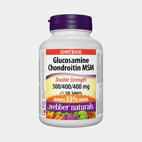 Webber Naturals Glukosamín Chondroitín a MSM 1300mg FORTE 120tabliet