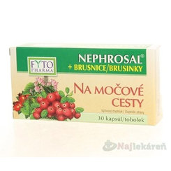 FYTO NEPHROSAL + BRUSNICE na močové cesty 30 kapsúl