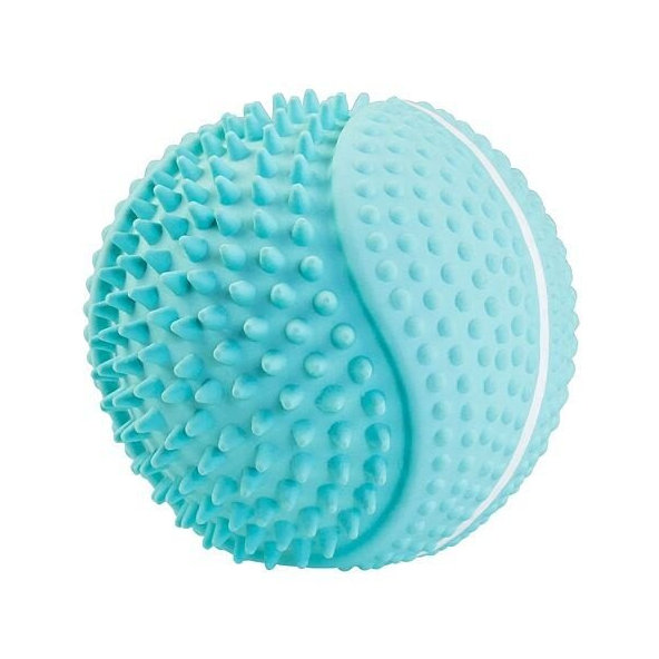 HIP HOP DOG HHD Ježatá lopta so zvukom 8 cm, latex