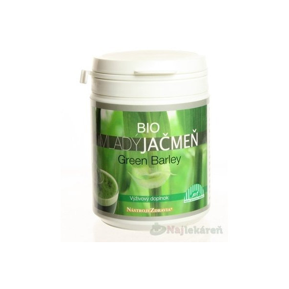 MLADÝ JAČMEŇ BIO Green Barley prášok z výhonkov jačmeňa, 80g